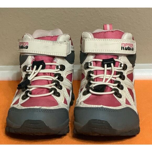 R CORD Kids Hiking Boots Waterproof Non-Slip Pink Gray Size 13 Outdoor Gorpcore - Picture 3 of 8
